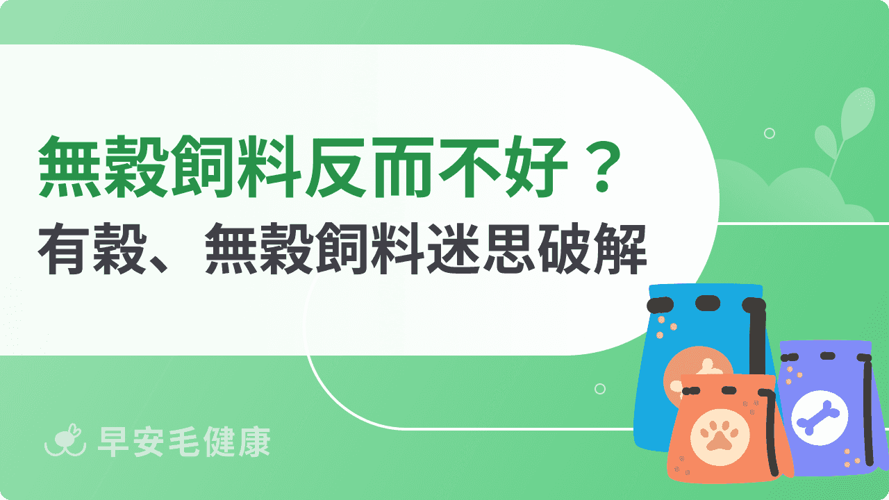 無穀反而不好？狗狗貓貓的有穀、無穀飼料營養迷思破解