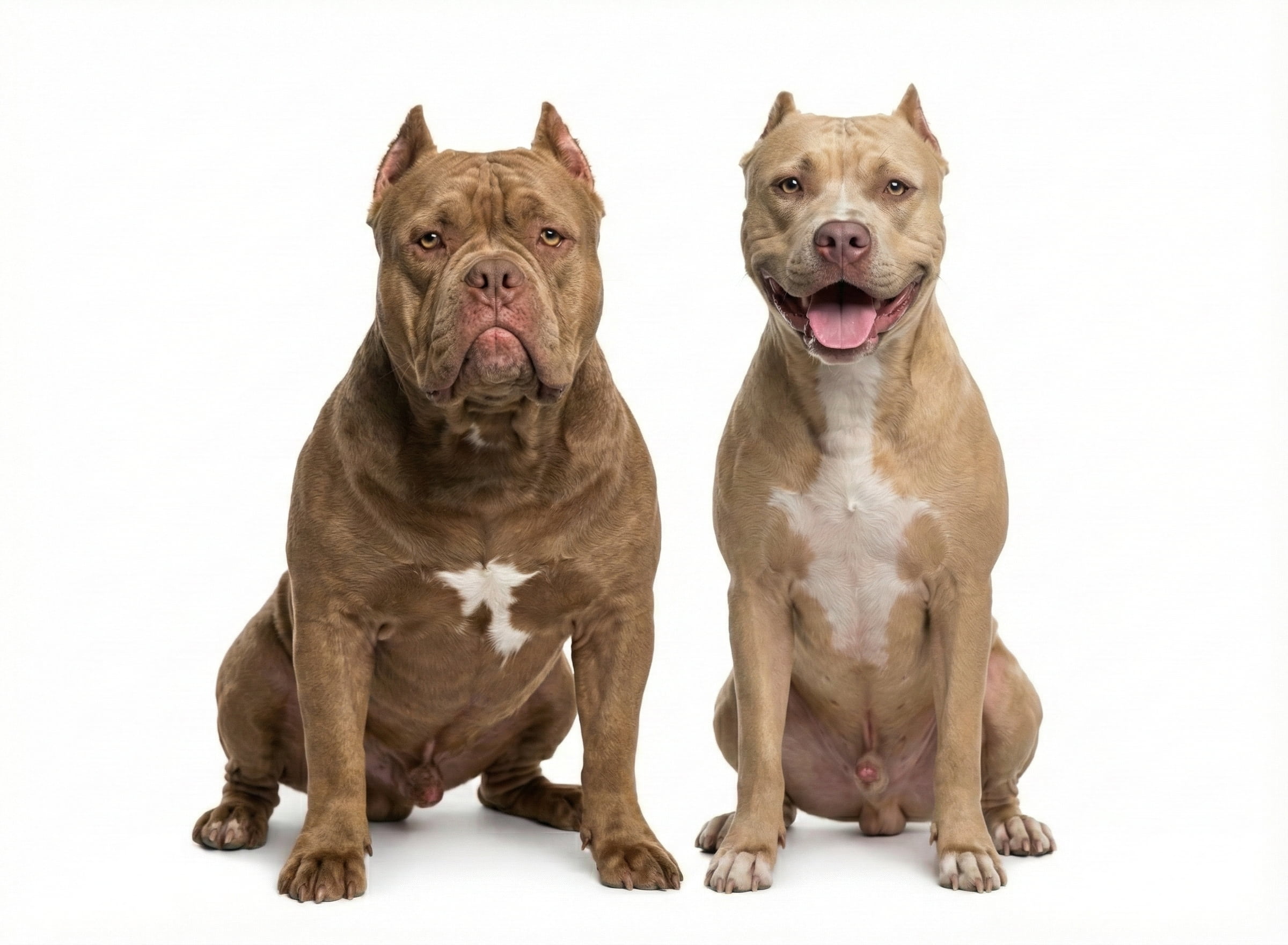 惡霸犬與比特犬比較圖